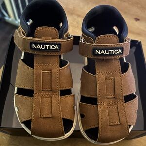 Toddler boy Nautica Tan Kids Sandals